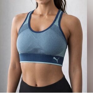 Puma Teal and Navy Sports Bra